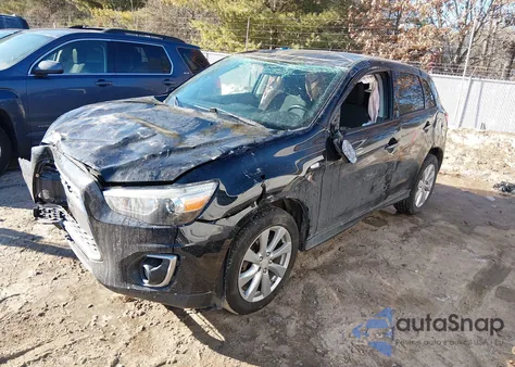2013 Mitsubishi Outlander Sport Es z USA, uszkodzony, nr VIN 4A4AP3AU5DE020412